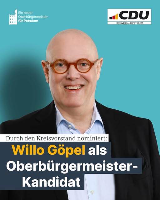Willo Gpel, Oberbrgermeister-Kandidat